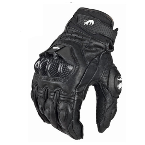 Мотоциклетні рукавички шкіряні із захистом кістяшок Furygan L чорний фото №1