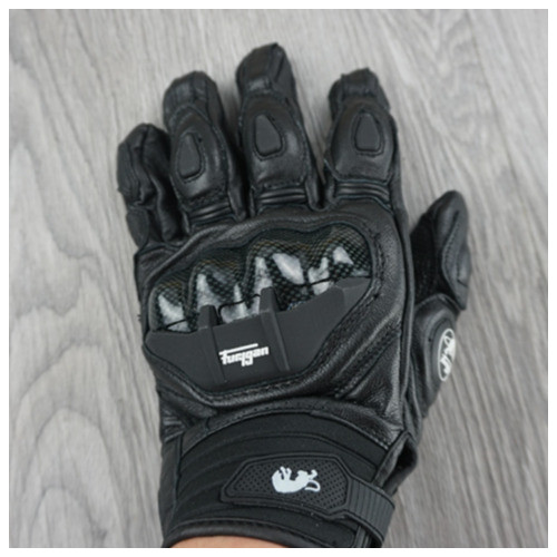 Мотоциклетні рукавички із захистом кістяшок Furygan шкіряні XL чорний фото №5
