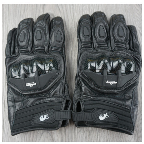 Мотоциклетні рукавички із захистом кістяшок Furygan шкіряні XL чорний фото №6