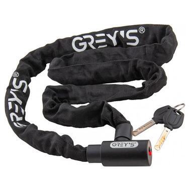 Велозамок Greys ланцюговий ключ 6*1500мм GR41615 фото №3