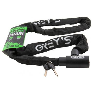 Велозамок Greys ланцюговий ключ 6*1500мм GR41615 фото №2