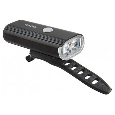 Ліхтарик на велосипед Greys LED 8 режимів роботи, IPX4 microUSB GR10120 фото №2
