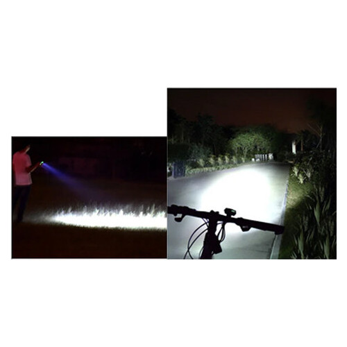 Ліхтар велосипедний подвійний Feel Fit DEN-002 фото №7