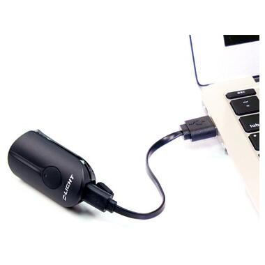Фара передня Dlight CG-217P-BK чорна, зарядка від USB, 1 діод (3 Watt), 4 режими Black CG-217P-BK фото №2