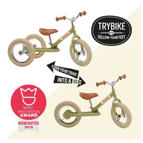 Додаткові колеса для балансуючого велосипеда Trybike (колір світло-бежевий) TBS-100-TKV (6168) фото №6
