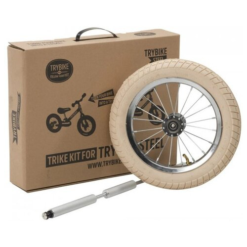 Додаткові колеса для балансуючого велосипеда Trybike (колір світло-бежевий) TBS-100-TKV (6168) фото №1