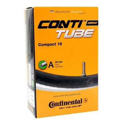 Велосипедна камера Continental Compact 16 Wide 50-305 / 62-305 A34 (181131) фото №1