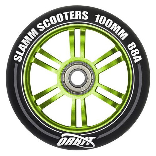 Колесо Slamm Orbit 100 мм (Зелений, 100мм) фото №1