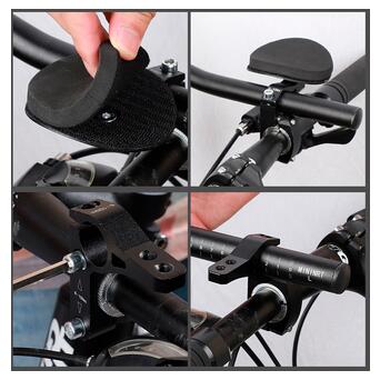 Кермо-лежак для шосейного велосипеда West Biking 0815017 Black фото №5
