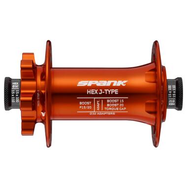 Втулка передня SPANK HEX J-TYPE Boost F15/20, Orange (C04HJ122600ASPK) фото №1