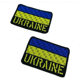 Шеврон на липучках UKRAINE ВСУ (ЗСУ) 20222219 10023 7х4,5 см фото №3