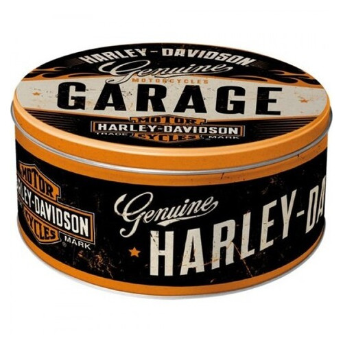 Коробка для зберігання Round L Harley-Davidson Nostalgic Art (30602) фото №1