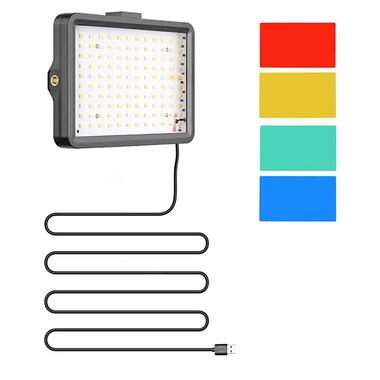 Світлодіодна LED панель Refutuna 4 фільтри для студійного освітлення на штативі 1,7 м фото №7