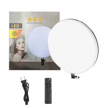 Світлодіодна LED панель Refutuna ML-460 для фото/відео зйомки LED лампа кругла 45 см з ДУ фото №8