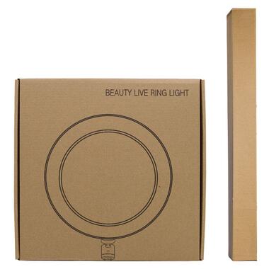 Кільцева світлодіодна LED лампа Epik Flat Ring 10 + tripod 2.1m Black фото №30