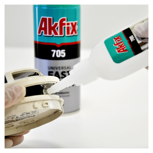 Універсальний клей-гель Akfix 705 Fast Adhesive з активатором 100 грам фото №5
