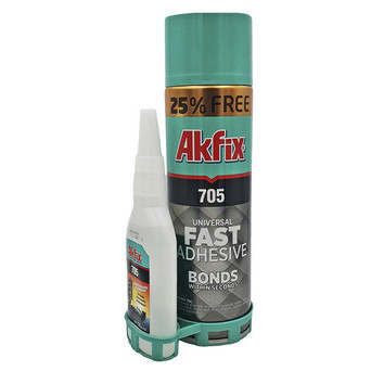 Клей із активатором Akfix 705 Fast Adhesive 125 грам фото №1