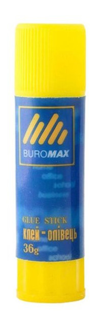 Клей-олівець Buromax 36г (BM.4905) фото №1
