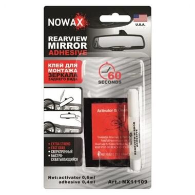 Автомобильный клей Nowax Rearview Mirror Adhesive 0.4 мл + 0.6 мл (NX11109) фото №1