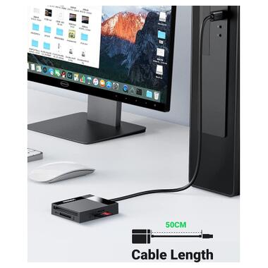 Кардридер Ugreen 30333 All-in-One USB 3.0, кабель 0,5 м (30333) фото №14