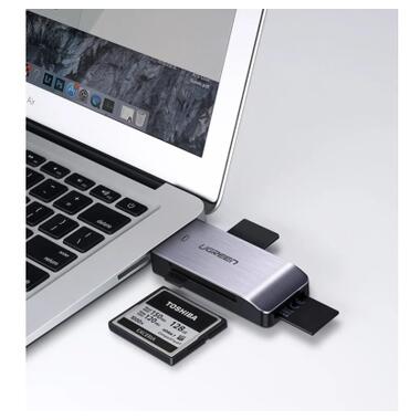Кардридер Ugreen USB-A 3.0 to TF/SD/CF/MS Multifunction Card Reader Multi-Read (50541) фото №2