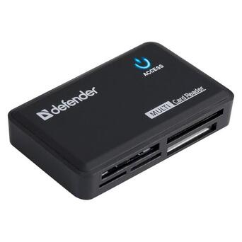USB-кардрідер Defender Card reader OPTIMUS USB 2.0 чорний фото №1