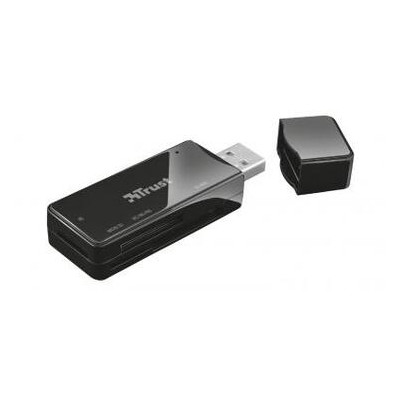 Зчитувач флеш-карток Trust Nanga USB 2.0 BLACK (21934) фото №2