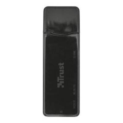 Зчитувач флеш-карток Trust Nanga USB 2.0 BLACK (21934) фото №1