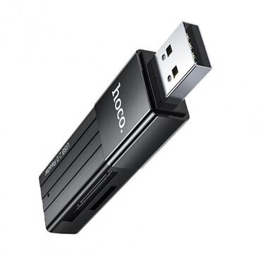 Кардрідер USB2.0 Hoco HB20 Black (HB20U2) фото №2