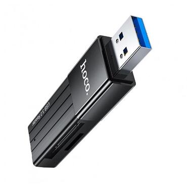 Кардрідер USB3.0 Hoco HB20 Black (HB20U3) фото №2
