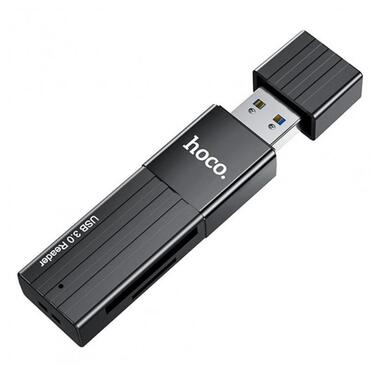 Кардрідер USB3.0 Hoco HB20 Black (HB20U3) фото №1