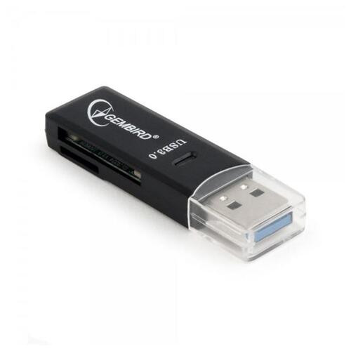 Картридер Gembird USB3.0 UHB-CR3-01 Black фото №3