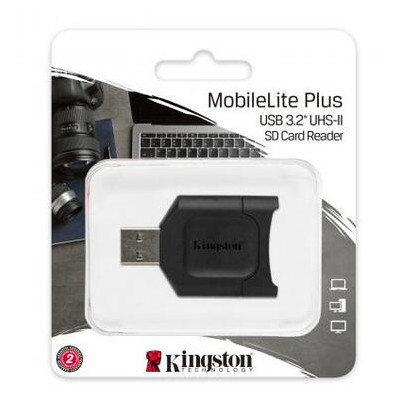 Зчитувач флеш-карт Kingston USB 3.1 SDHC/SDXC UHS-II MobileLite Plus (MLP) фото №3