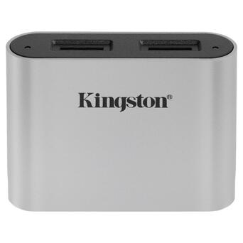 Пристрій для читання карток Kingston Workflow Dual-Slot microSDHC/XC UHS-II (WFS-SDC) фото №1