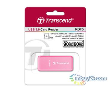 Кардрідер Transcend (TS-RDF5R) Рожевий фото №2