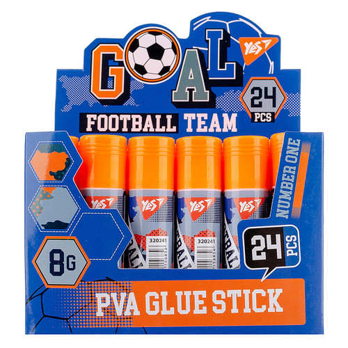 Клей-олівець Yes 8г PVA Football (320241) фото №2