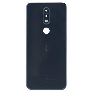 Задня частина корпусу Nokia 7.1 Blue (з склом камери) фото №1