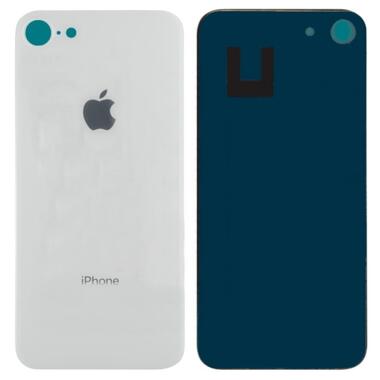 Кришка задня iPhone 8 (4.7) White (великий виріз під камеру) фото №1