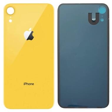 Кришка задня iPhone XR Yellow (великий виріз під камеру) фото №1