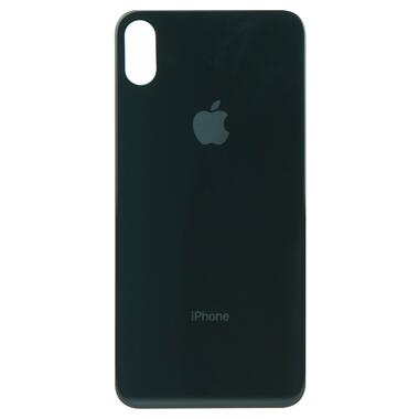 Кришка задня iPhone XS Max Space Gray (великий виріз під камеру) фото №1