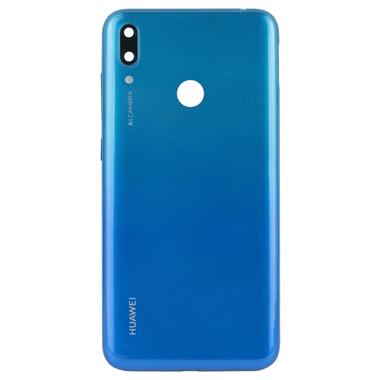 Задня частина корпусу Huawei Y7 2019 / Y7 Prime 2019 Blue (з склом камери) фото №3