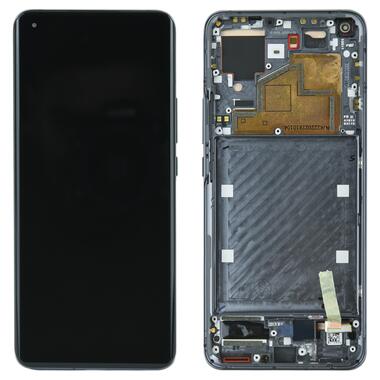 Дисплей Xiaomi Mi 11 5G OR 100% (Service Pack) with frame Black (Dark Tarnish) фото №7