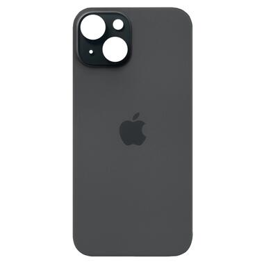 Кришка задня iPhone 15 Black (великий виріз під камеру) фото №2