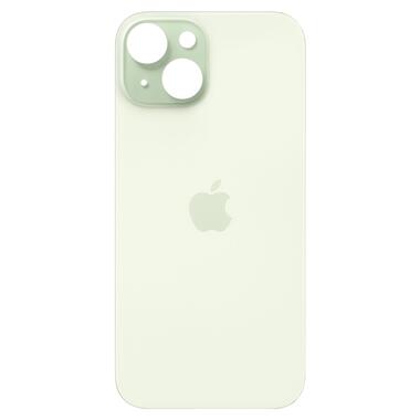 Кришка задня iPhone 15 Green (великий виріз під камеру) фото №2