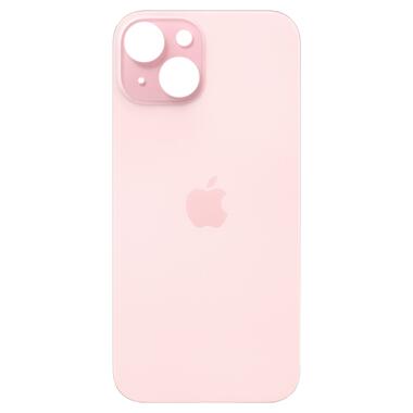 Кришка задня iPhone 15 Pink (великий виріз під камеру) фото №3