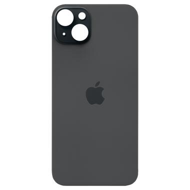 Кришка задня iPhone 15 Plus Black (великий виріз під камеру) фото №1