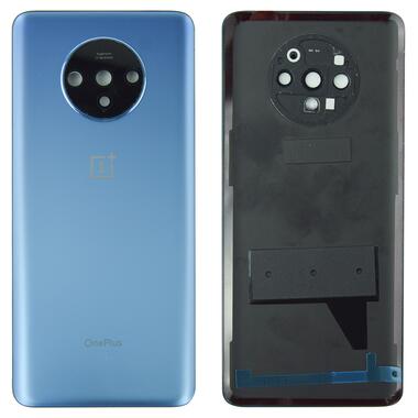 Задня частина корпусу OnePlus 7T Glacier Blue (з склом камери) фото №1