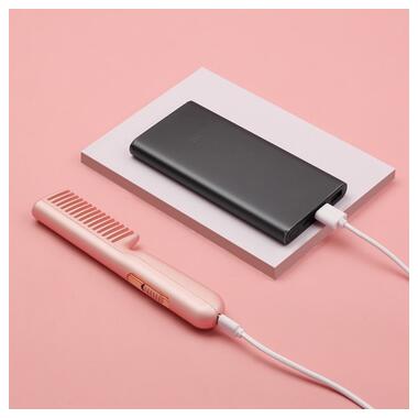 
Гребінець для волосся прямий з USB-інтерфейсом, HAIR COMB 297, рожевий/зелений (42977-HAIR COMB_191) фото №4