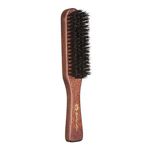 Щітка Eurostil Barber Line масажна для бороди дерев'яна з натуральної щетини 06075 фото №1