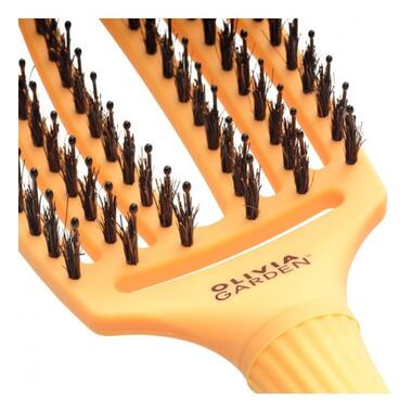 Щітка для волосся Olivia Garden Finger Brush Combo Nineties juicy orange (помаранчева) (ID1793) фото №3